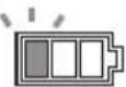 MAKITA VC005GLZ - Battery indicators on control panel - 3