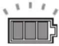 MAKITA VC005GLZ - Indicatori delle batterie sul pannello di controllo - 1