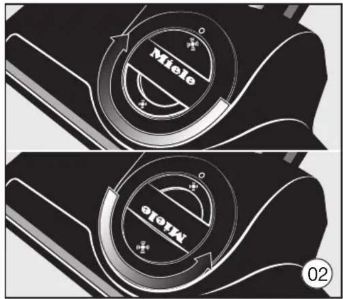 MIELE Compact C1 Turbo Team - Removing threads and hairs (Fig. 03) - 2