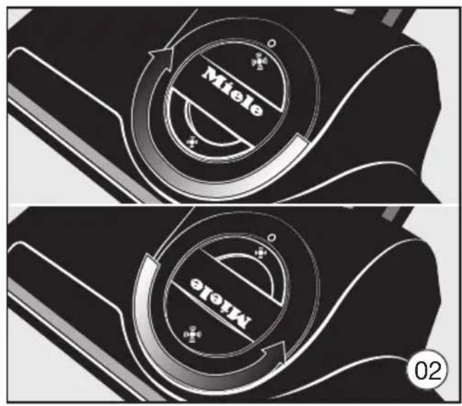 MIELE Complete C3 Calima - Removing threads and hairs (Fig. 03) - 2