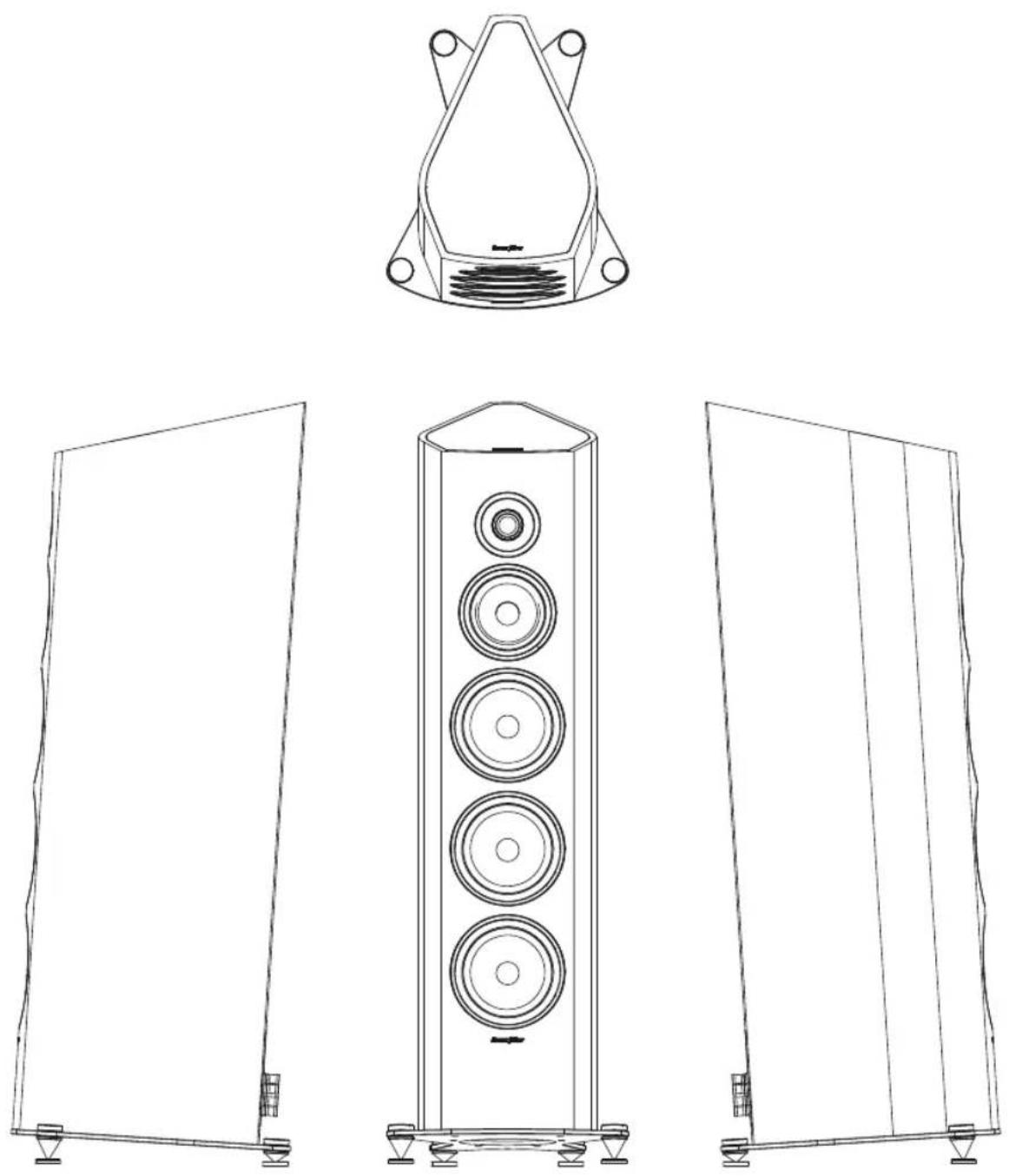 Sonus Faber Venere Signature - SUPPORT DRAWINGS - 1