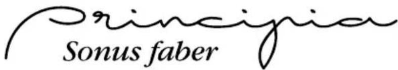 Sonus Faber Principia - COMPLIANCE INTERNATIONAL STANDARDS - 1