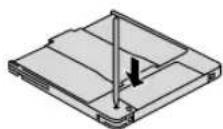 PANASONIC LFD321 - To remove discs from TYPE2 cartridges - 1