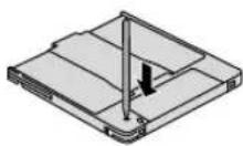 PANASONIC LFD321 - Entfernen einer Disc aus einer Cartridge des Typs 2 - 1