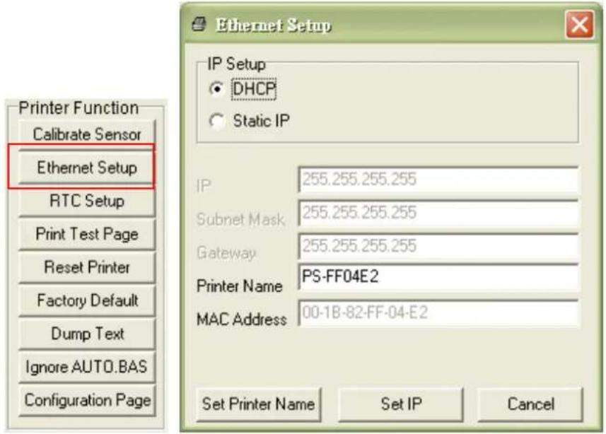 TSC TTP2610MT - Utiliser l'interface USB pour configurer l'interface Ethernet. - 2