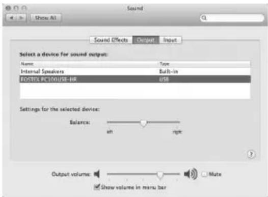 FOSTEX PC100USBHR2 - Output device settings Advanced settings - 2