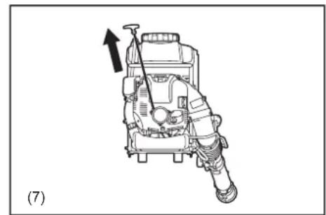 DOLMAR SP7650.4R - Arrancar o nebulizador - 2