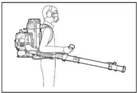 DOLMAR SP7650.4R - Operación del pulverizador - 1