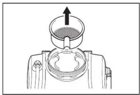 DOLMAR SP7650.4R - Limpieza del colador del deposito de solución - 2