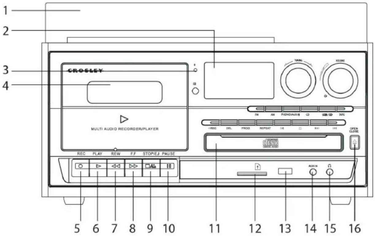 Crosley Eclipse CR7014A - Descripción del producto - 1