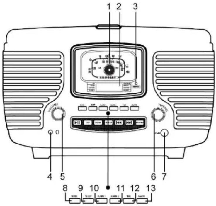 Crosley CR612B - Descripción del producto - 1