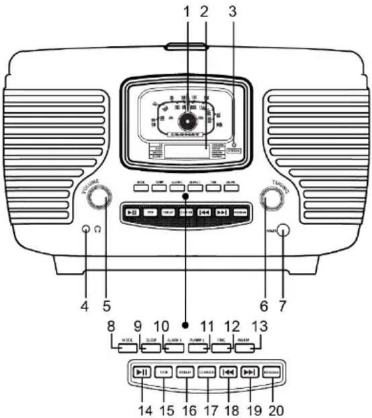 Crosley CR612B - Description du produit - 1
