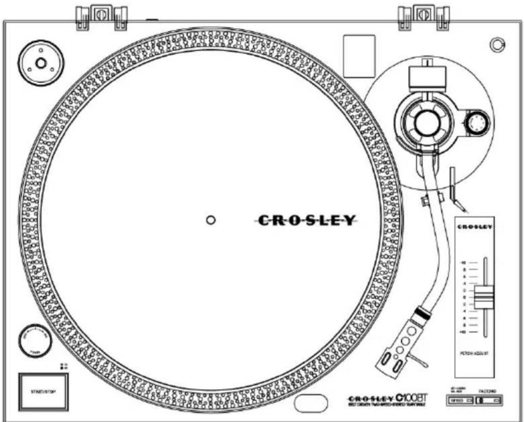 Crosley C100BT - Manual de instrucciones - 1