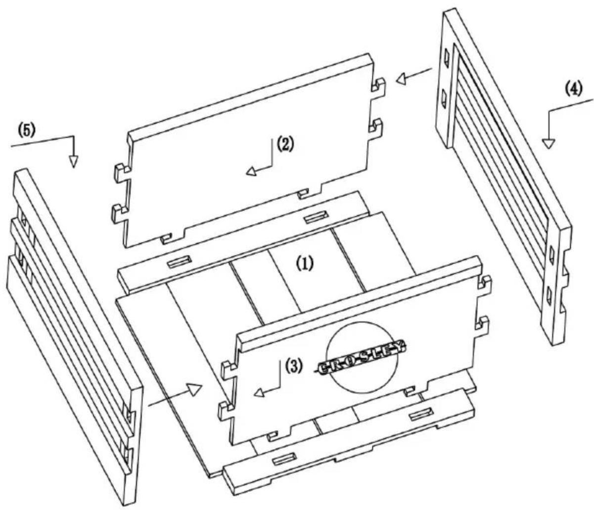 Crosley AC1050A - LISTE DES PIECES - 1