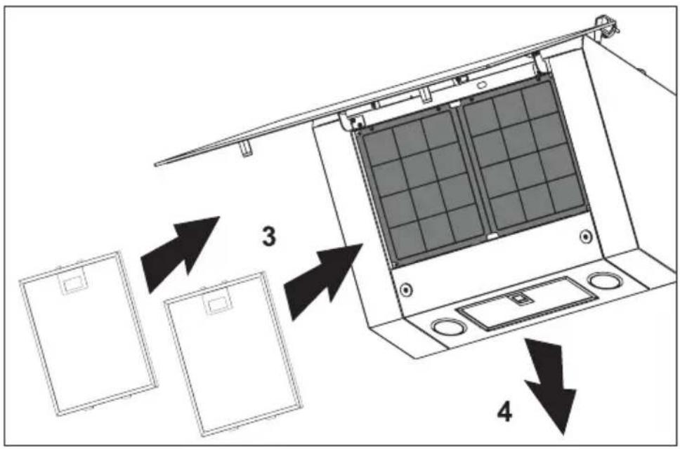 ETNA HF2002 - Replacing the carbon filters - 3