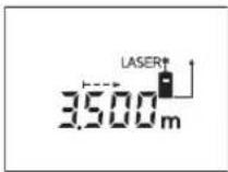 BOSCH DLE 40 Professional - Kontinuerlig mätning (se bild D) - 1