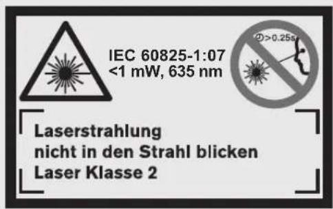 BOSCH DLE 40 Professional - Bezpečnostní upozornění - 2