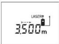 BOSCH DLE 40 Professional - Medição contínua (veja figura D) - 1
