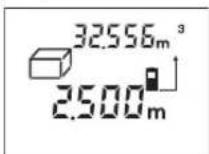 BOSCH DLE 40 Professional - Měření objemu - 1