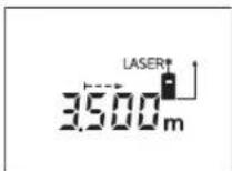 BOSCH DLE 40 Professional - Pomiar ciągły (zob. rys. D) - 1