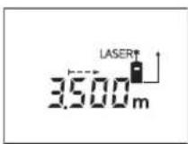 BOSCH DLE 40 Professional - Continuous Measurement (Tracking) (see figure D) - 1
