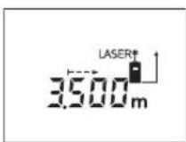 BOSCH DLE 40 Professional - Jatkuva mittaus (katso kuva D) - 1