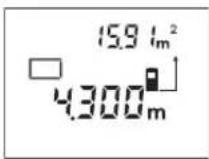 BOSCH DLE 40 Professional - Flächenmessung - 1