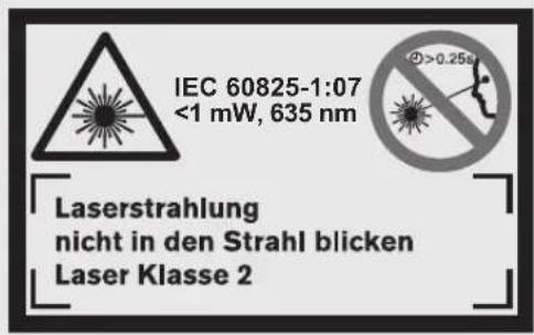 BOSCH DLE 40 Professional - Biztonsági előírások - 2