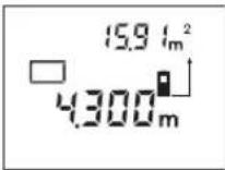 BOSCH DLE 40 Professional - Laukuma mērišana - 1