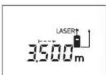 BOSCH DLE 40 Professional - Măsurare continuă (vezi figura D) - 1