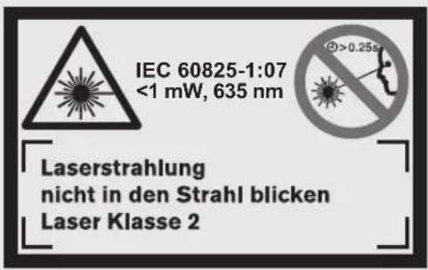 BOSCH DLE 40 Professional - Sikkerhetsinformasjon - 2