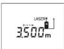 BOSCH DLE 40 Professional - Trvalé měření (viz obr. D) - 1