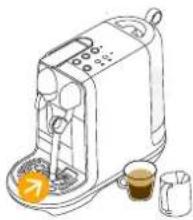 BREVILLE Creatista Uno BNE500 - Melkschuimniveau-instelling - 2