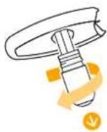 BREVILLE Creatista Uno BNE500 - Use the pin cleaning tool to remove the steam tip cap. - 1