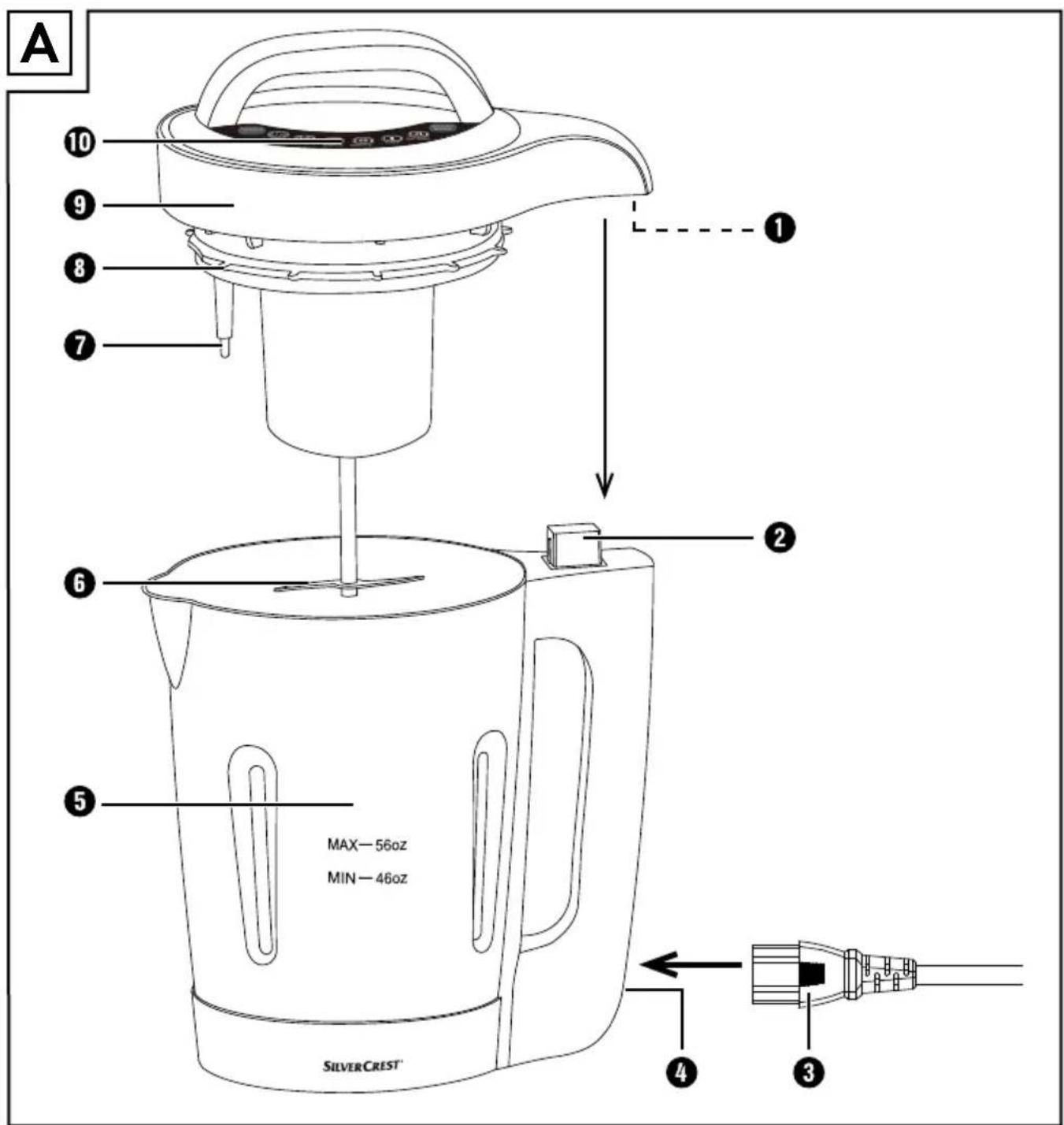 SILVERCREST Cook 'n' Mix SMK 1000 B3 - SK - 1