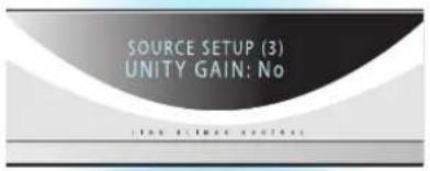 Linn Klimax Kontrol - Pour modifier le gain unité de la source - 1