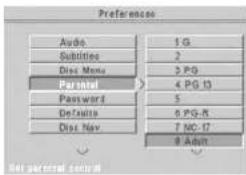 Linn Unidisk 2.1 - Menu de disque\* - 2