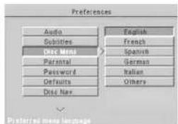 Linn Unidisk 1.1 - Menu de disque* - 1