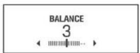Linn Classik Music 08 - Pour modifier le réglage de la balance : - 1