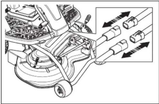 HUSQVARNA R 112iCX - Het maaidek verwijderen - 3