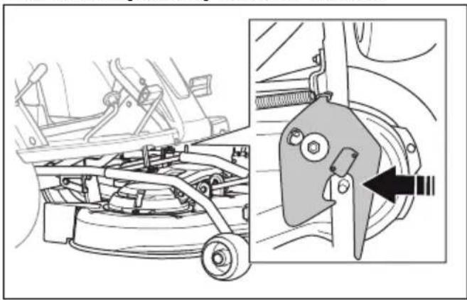 HUSQVARNA R 112iCX - Het maaidek verwijderen - 4