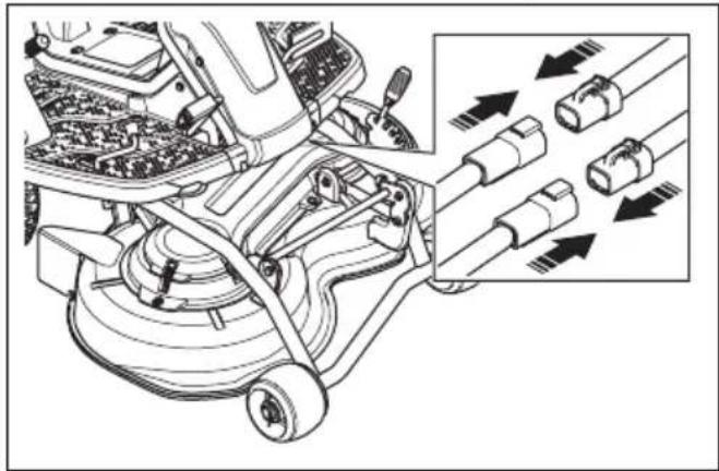 HUSQVARNA R 112iCX - Pour fixer le carter de coupe - 5