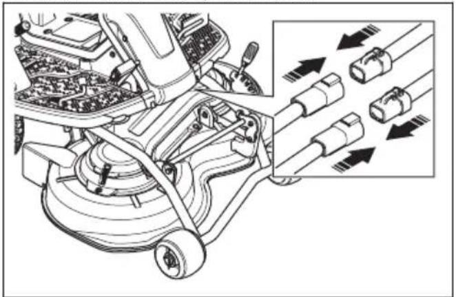 HUSQVARNA R 112iCX - Het maaidek bevestigen - 5