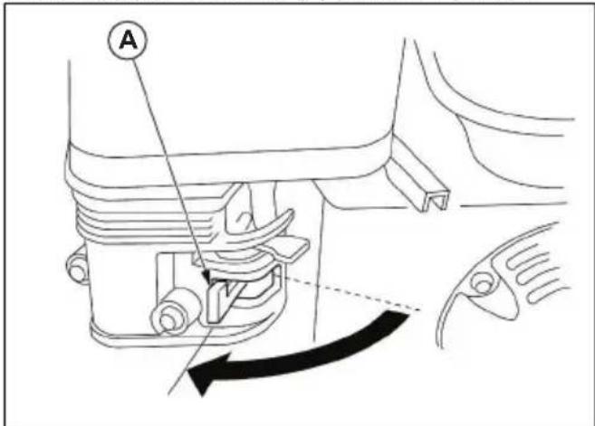 HUSQVARNA W 80P - To drain the fuel tank and carburetor - 1