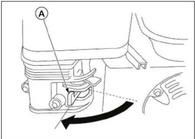 HUSQVARNA W 80P - Pentru a scurge rezervorul de carburant si carburatorul - 1