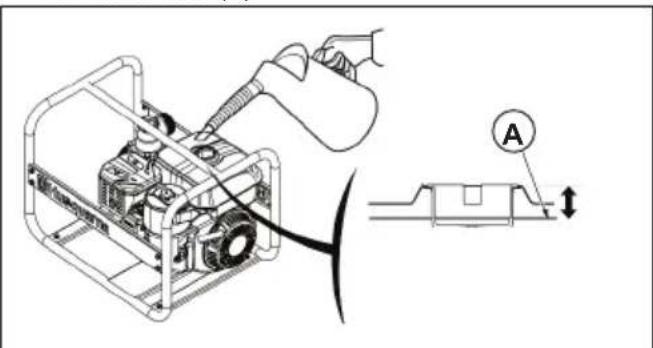 HUSQVARNA W 50P - Dopíňanie paliva - 2