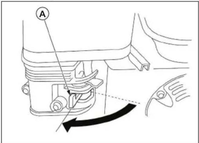 HUSQVARNA W 50P - Pentru a scurge rezervorul de carburant și carburatorul - 1