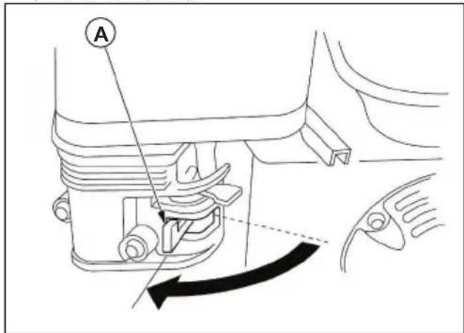 HUSQVARNA W 50P - Pour vidanger le réservoir de carburant et le carburateur - 1
