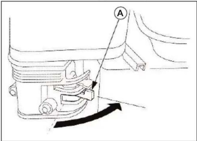 HUSQVARNA W 50P - To drain the fuel tank and carburetor - 3
