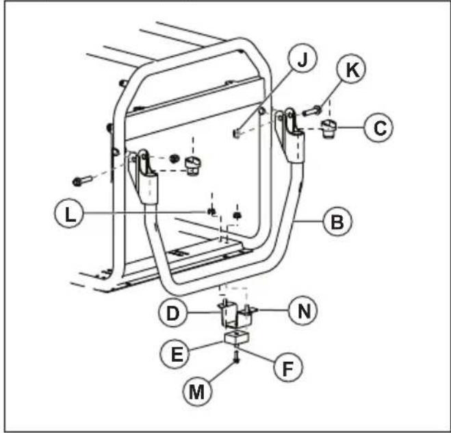 HUSQVARNA G2500P - Pour monter le kit d'accessoires (G5500P, G8500P) - 3